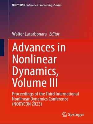 cover image of Advances in Nonlinear Dynamics, Volume III